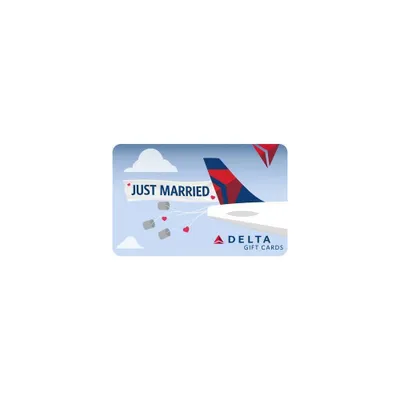 Delta Airlines Wedding $50 Gift Card (Email Delivery)