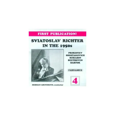 Richter & Prokofiev & Shostakovich & Beethoven - Sviatoslav Richter in the 50s 4 (CD)