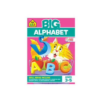 School Zone Big Alphabet Workbook - (Paperback)