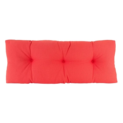 Gripper 43x14x3 Non Slip Tufted Omega Universal Bench Cushion : Solid Rectangle Indoor Seat Cushion