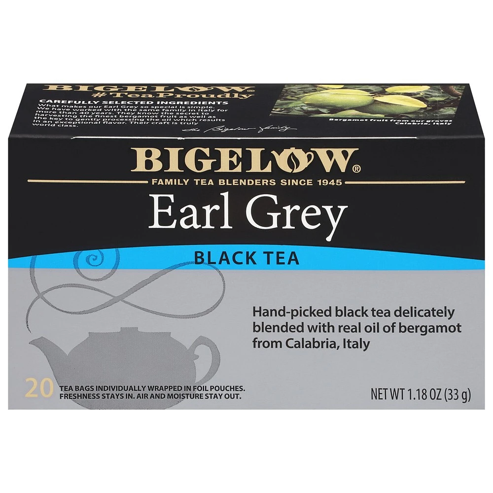 Bigelow Earl Grey Black Tea Bags - 20ct