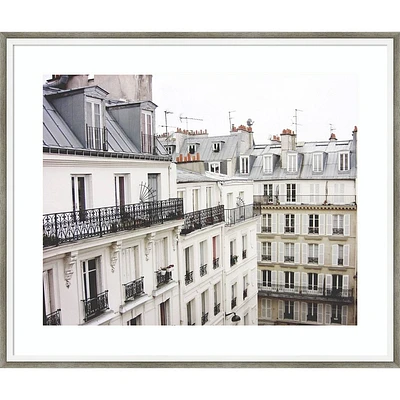 Amanti Art Montmartre by Lupen Grainne Wood Framed Wall Art Print: Modern Decor, Hardwood Frame