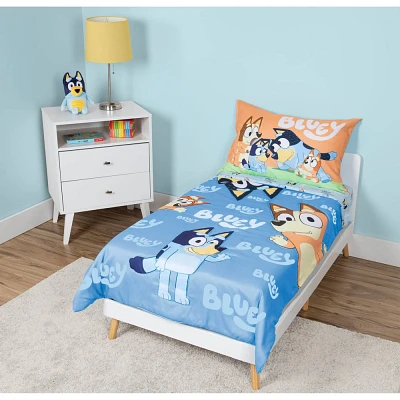 Bluey Kids 4pc Toddler Bed Set