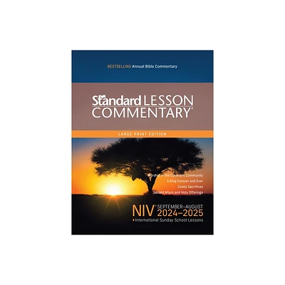 Niv(r) Standard Lesson Commentary(r) Large Print Edition 2024-2025 - by Standard Publishing (Paperback)