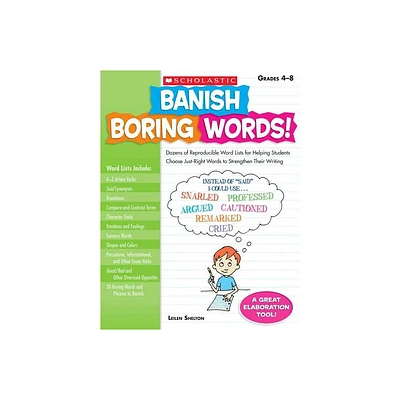 Banish Boring Words!, Grades 4-8 - by Leilen Shelton (Paperback)