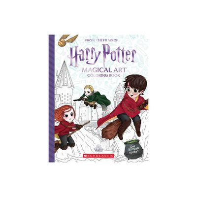 Harry Potter: Magical Art Coloring Book - (Paperback)