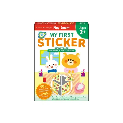 Play Smart My First Sticker Numbers, Colors, Shapes - by Gakken Early Childhood Experts (Paperback)