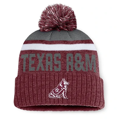 NCAA Texas A&M Aggies Humid Knit Cuffed Pom Beanie