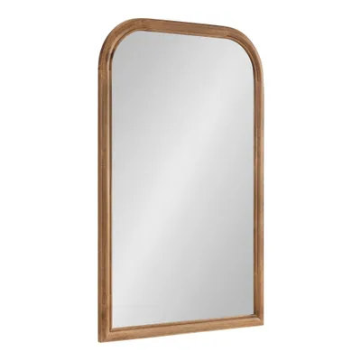 24x36 Glenby Arch Wall Mirror Rustic Brown - Kate & Laurel All Things Decor