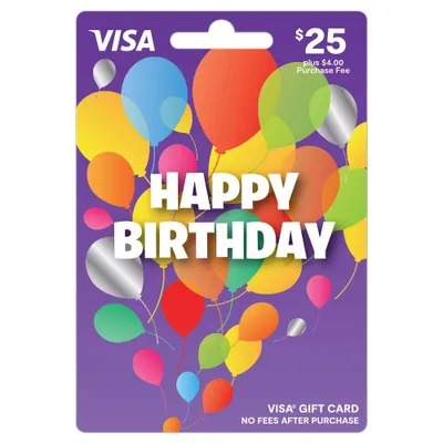 Visa Happy B-Day Gift Card