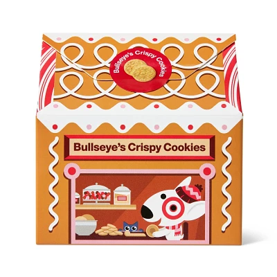 Christmas Bullseye Shortbread Cookie House Stocking Stuffer 1.6oz - Favorite Day