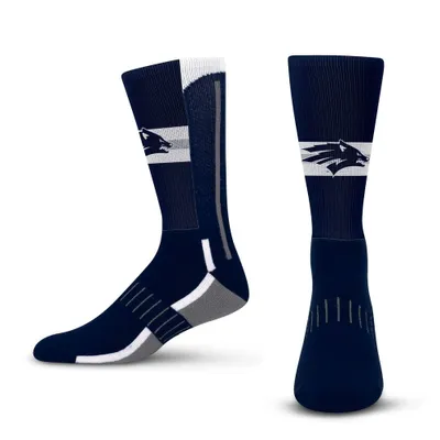 NCAA Nevada Reno Wolf Pack Streak Team Color Crew Sock - L