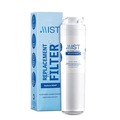 Mist MSWF Refrigerator Water Filter Replacement: Fits GE Models, Carbon Material, White, 30-Day Warranty