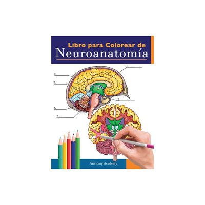 Libro para colorear de neuroanatoma - by Anatomy Academy (Paperback)