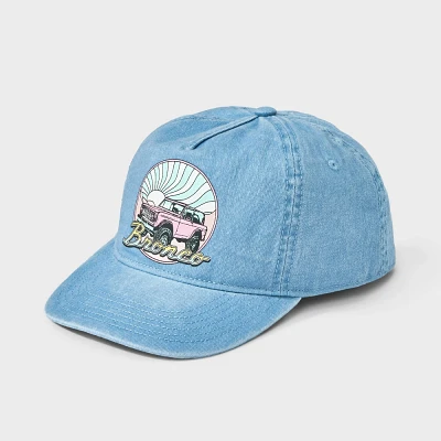 Girls Ford Bronco Baseball Hat - Blue