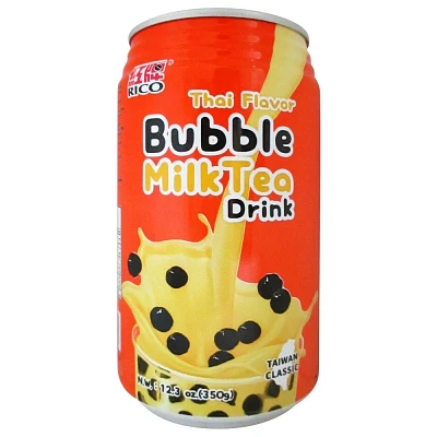 Rico Thai Flavor Bubble Milk Tea Drink - 12.3oz