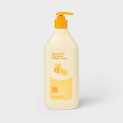 Baby Bath Wash and Shampoo - Honey Oat - 20 fl oz - up&up