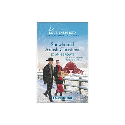 Snowbound Amish Christmas - (Amish of Prince Edward Island) Large Print by Jo Ann Brown (Paperback)