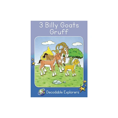 3 Billy Goats Gruff - (Red Rocket Readers Decodable Explorers) by Pam Holden (Paperback)