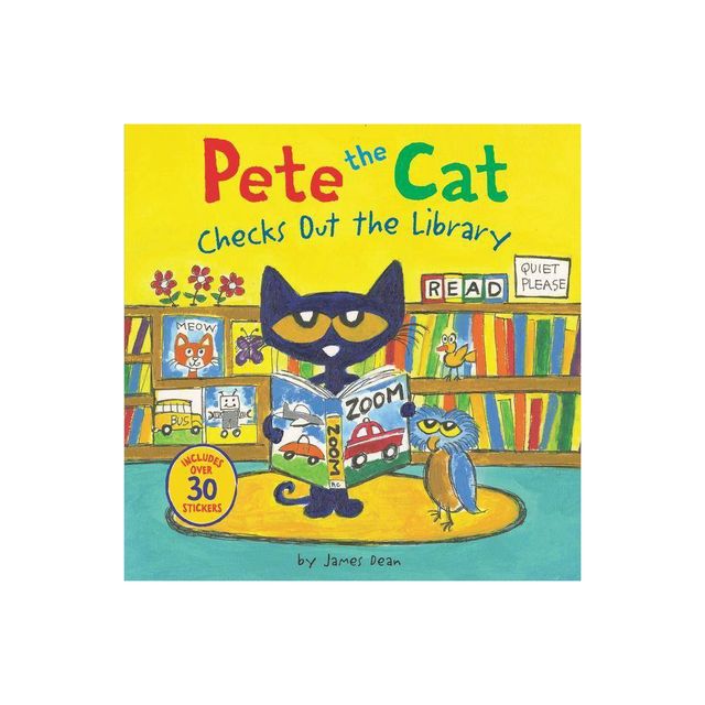 Pete the Cat Checks Out the Library - (Pete the Cat) by James Dean (Paperback)