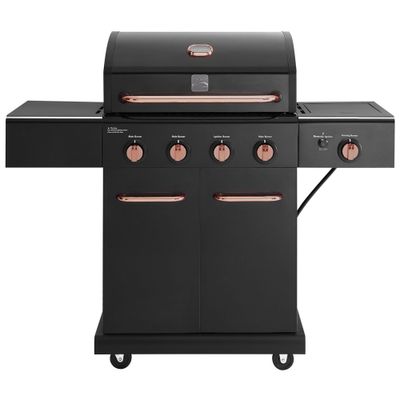 Kenmore 4-Burner Outdoor Gas BBQ Grill with Searing Side Burner PG-40409S0LB-2: Propane, Patio, 52,000 BTU