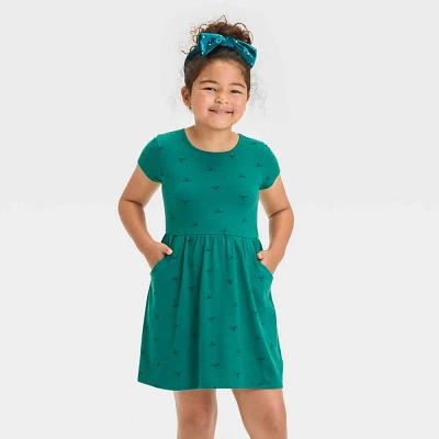 Girls Short Sleeve Knit Dress