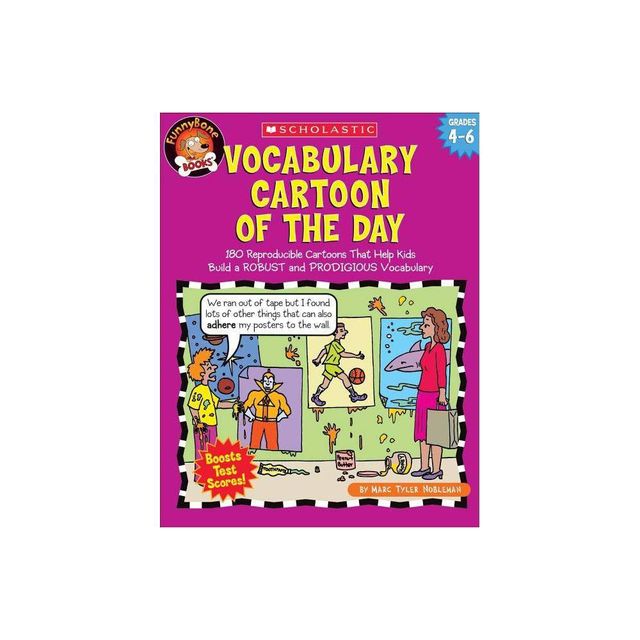 Vocabulary Cartoon of the Day: Grades 4-6 - by Marc Tyler Nobleman & Marc Nobleman (Paperback)