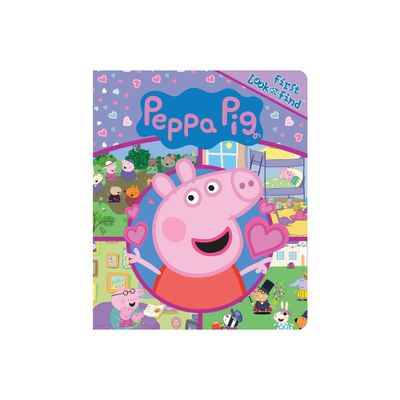 Peppa Pig: First Look and Find - by Pi Kids (Board Book)