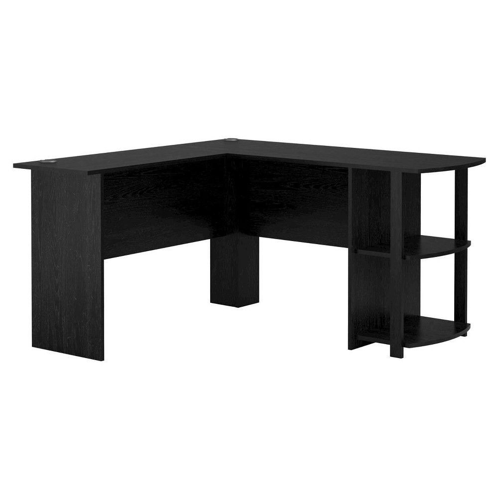 Room & Joy Fieldstone Wood L Shaped Computer Desk with Storage Black Oak -  Room & Joy | Connecticut Post Mall