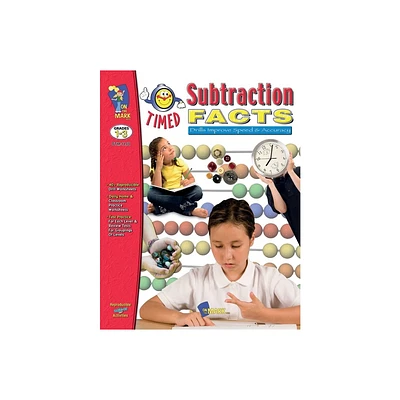 Timed Subtraction Drill Facts Grades 1-3 - by Ruth Solski (Paperback)