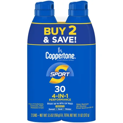Coppertone Sport Sunscreen Spray - SPF 30
