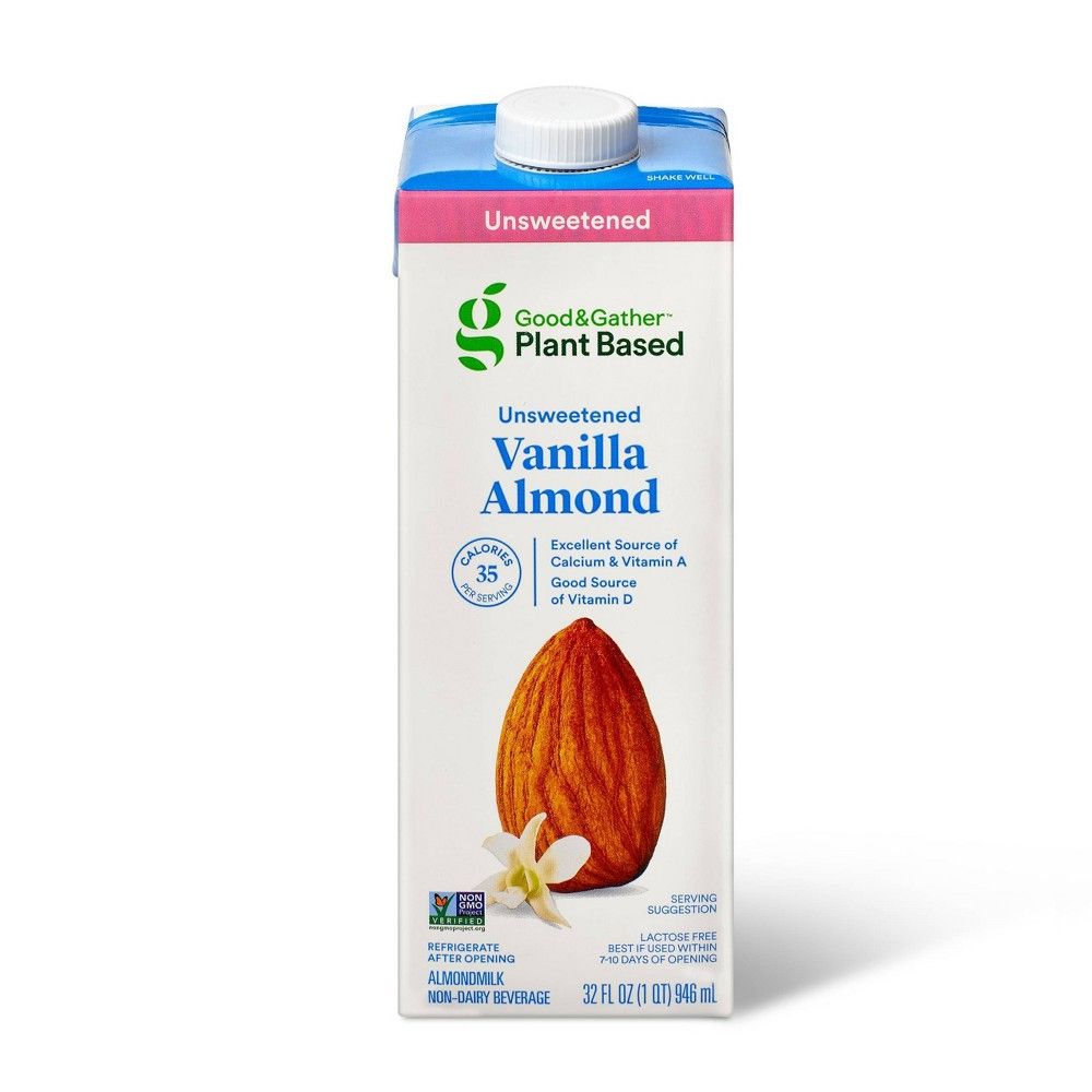 Good & Gather Unsweetened Vanilla Almond Milk - 32oz - Good & Gather -  Target in Irvine, CA