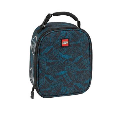 LEGO Blueprint Lunch Bag - Blue/Green Geo