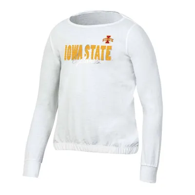 NCAA Iowa State Cyclones Girls White Long Sleeve T-Shirt - XS: Apparel