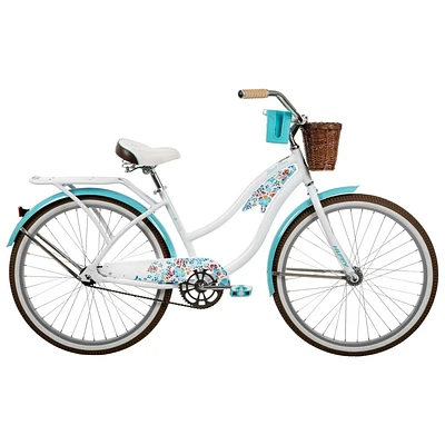 Huffy Beach Front 26 Adult Cruiser Bike - White