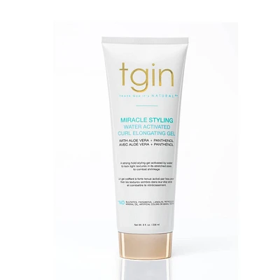 TGIN Miracle Styling Water Activated Curl Elongating Hair Gel - 8 fl oz