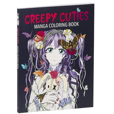 Creepy Cuties Manga Coloring Book - by Desti (Paperback)