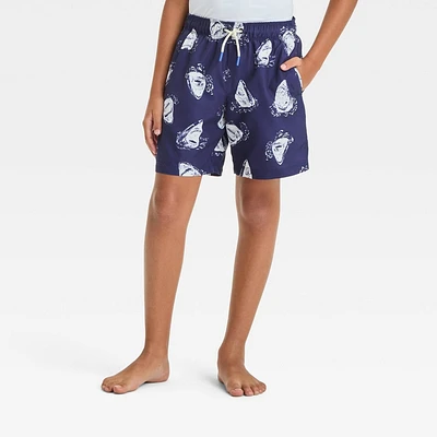 Boy Shark Printed Swim Short