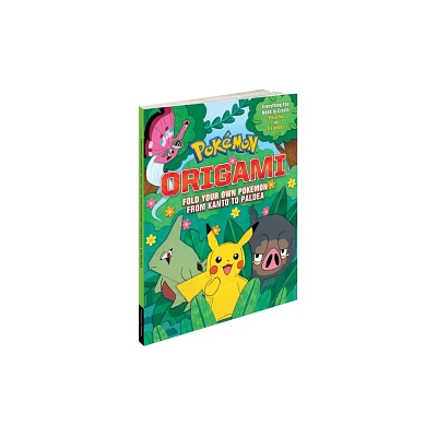 Pokmon Origami: Fold Your Own Pokmon from Kanto to Paldea - (Pokemon Pikachu Press) by Pikachu Press (Paperback)