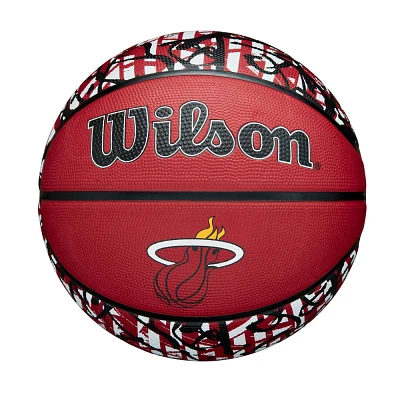 NBA Miami Heat Graffiti Basketball