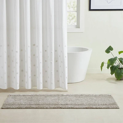 VCNY 24x60 Heathered Hotel Border Bath Runner