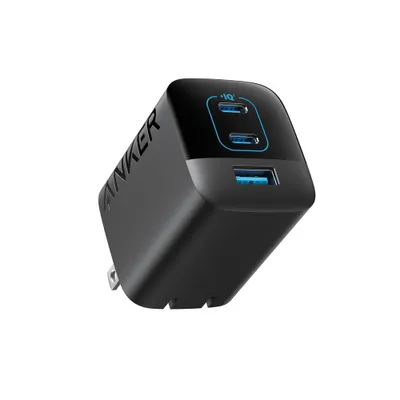 Anker 3-Port 67W GaN Wall Charger - Black