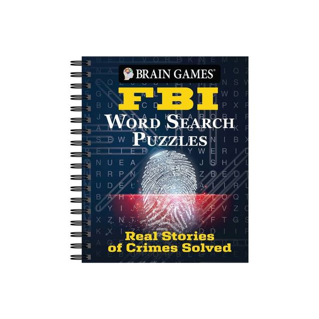 Brain Games - FBI Word Search Puzzles - by Publications International Ltd & Brain Games (Spiral Bound)