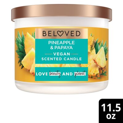 Beloved Pineapple & Papaya 2-Wick Candle - 11.5oz
