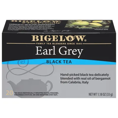 Bigelow Earl Grey Black Tea Bags - 20ct