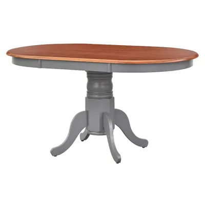 Farmhouse Extendable Dining Table - Buylateral: Pedestal Base