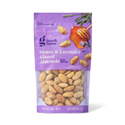 Honey & Lavender Glazed Almonds - 6oz - Good & Gather