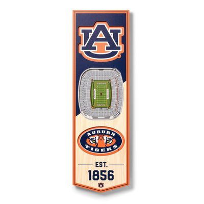 NCAA Auburn Tigers 6x19 Stadium Banner