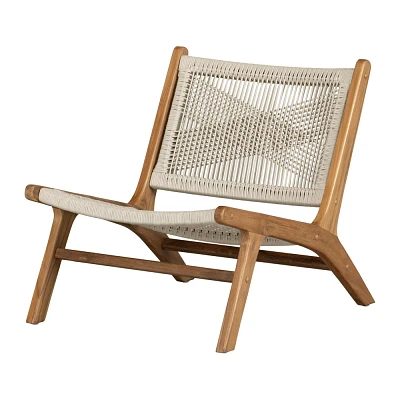 South Shore Balka Lounge Chair Cream/Natural