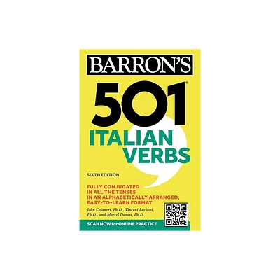 501 Italian Verbs, Sixth Edition - (Barrons 501 Verbs) 6th Edition (Paperback)